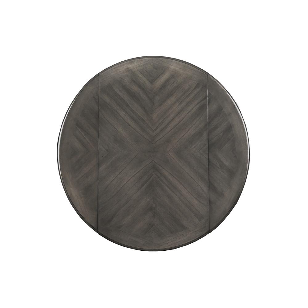 Gia 3-Piece 42" Wood Round Dining Set with 2 Chairs in Gray