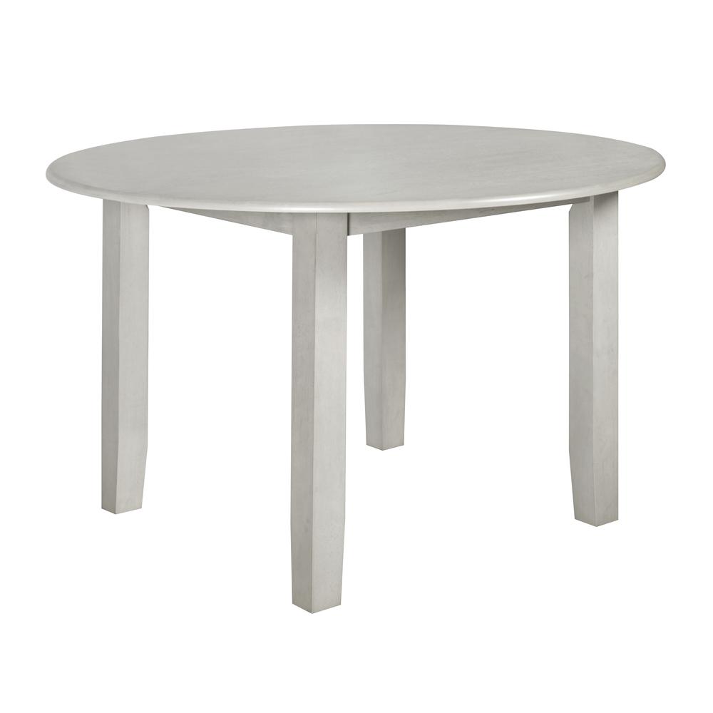 Furniture Pascal 47" Wood Round Dining Table in Driftwood