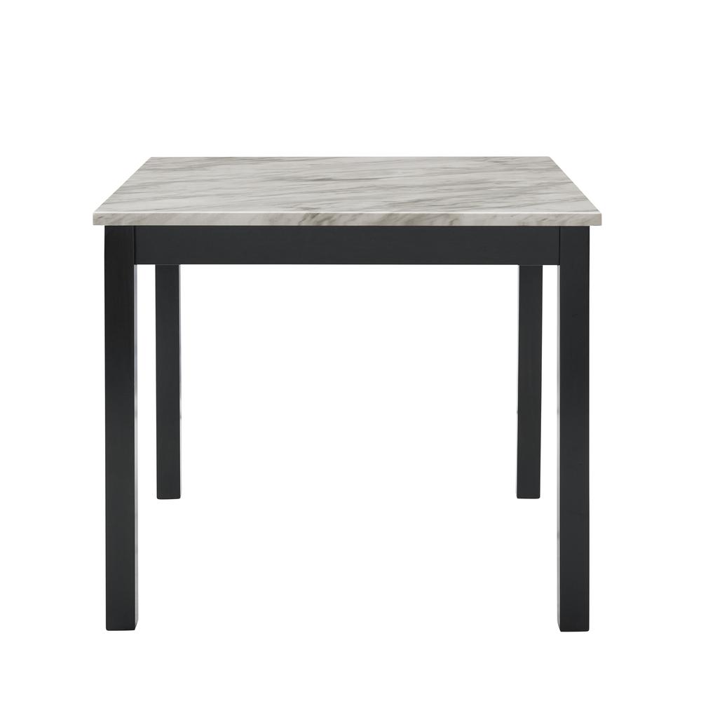 Furniture Celeste 5-Piece Faux Marble & Wood Counter Set in Gray