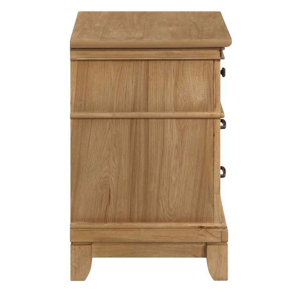 Sunstone 4-Pc Wood Cal King Bedroom Set in Honey