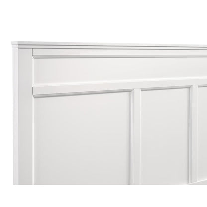 Furniture Andover Contemporary Solid Wood 6/0 Wk Bed in White