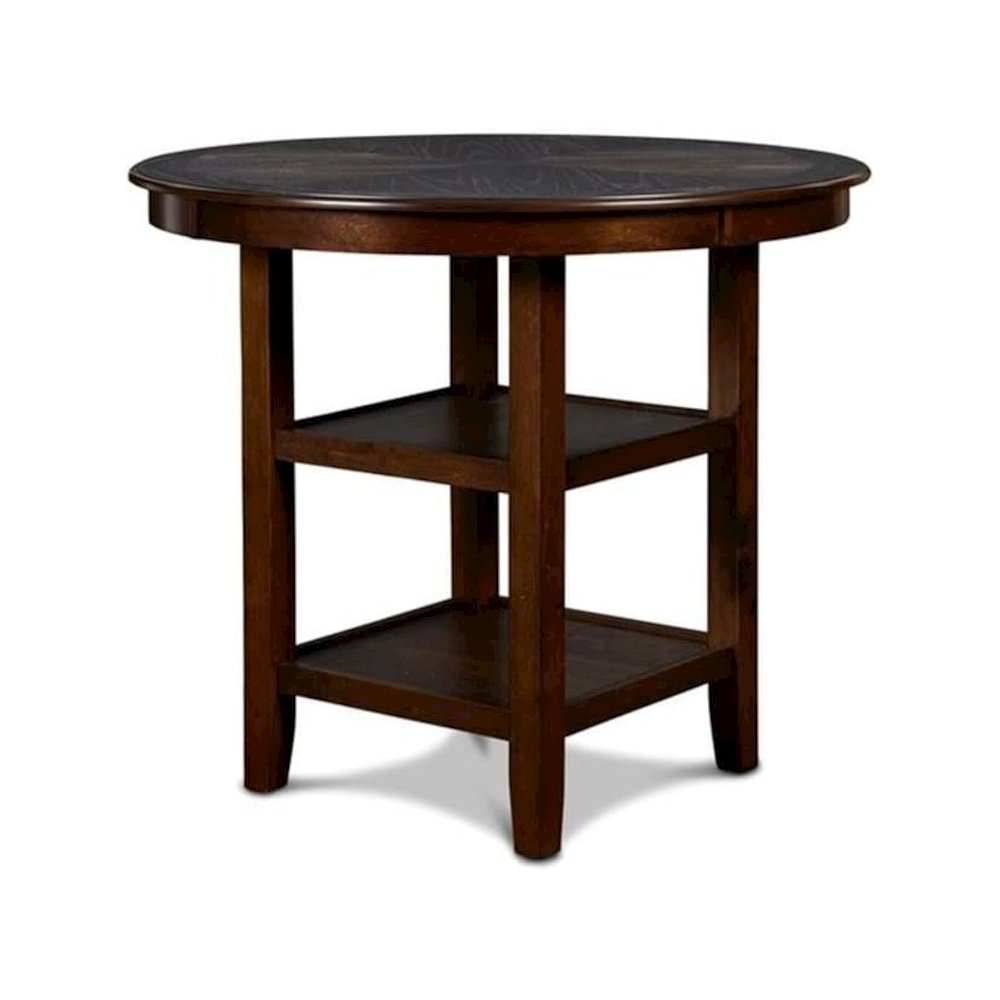 Gia 5-Piece Transitional Wood Dining Set in Cherry