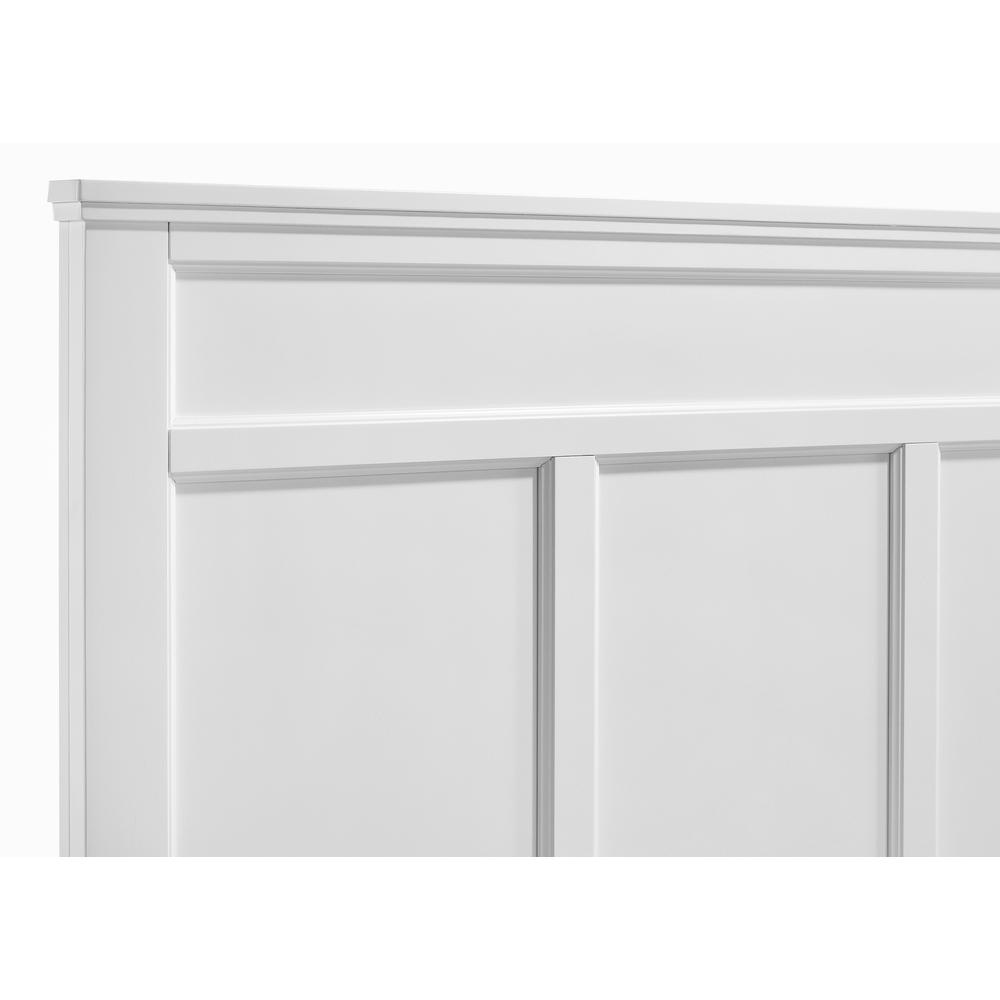 Furniture Andover Traditional Twin Size Wood Bed in White