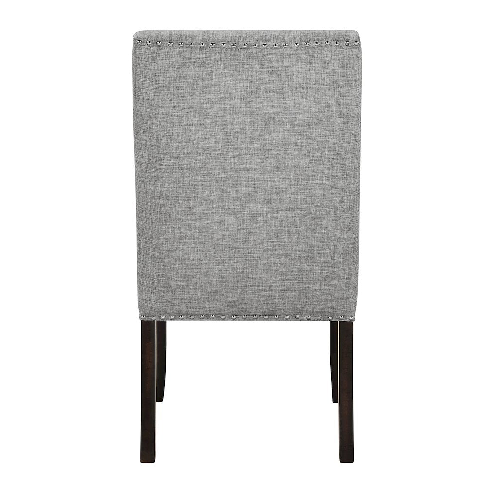 Faust 5-Piece Wood Adjustable Dining Table Set in Gray