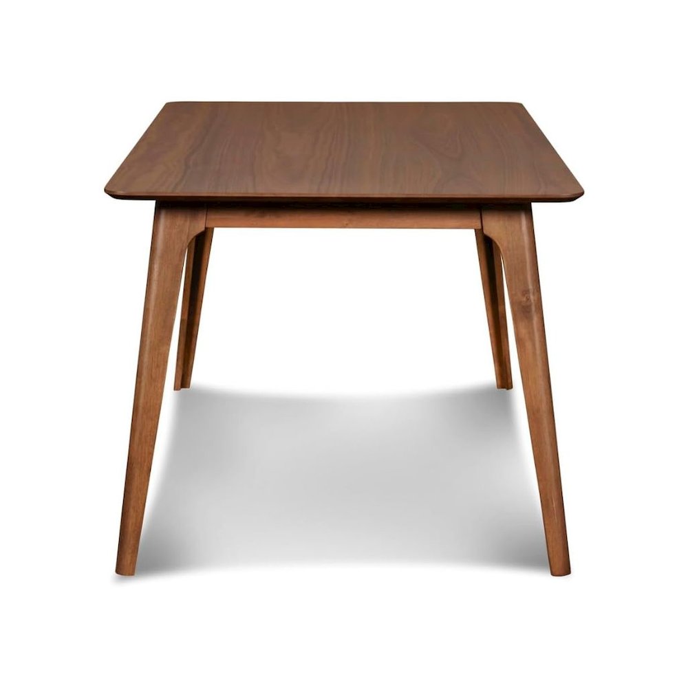 Brown Wood Rectangle 5 Piece Dining Table Set with 4 Chairs