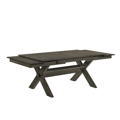 Gulliver 5-Piece Wood Dining Table Set in Brown