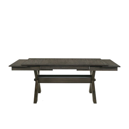 Gulliver 5-Piece Wood Dining Table Set in Brown