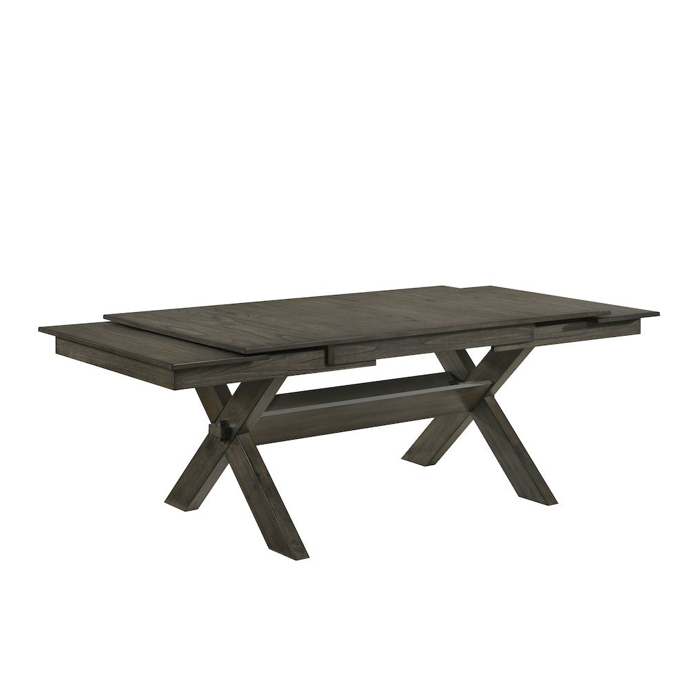 Gulliver 6-Piece Wood Dining Table Set in Brown