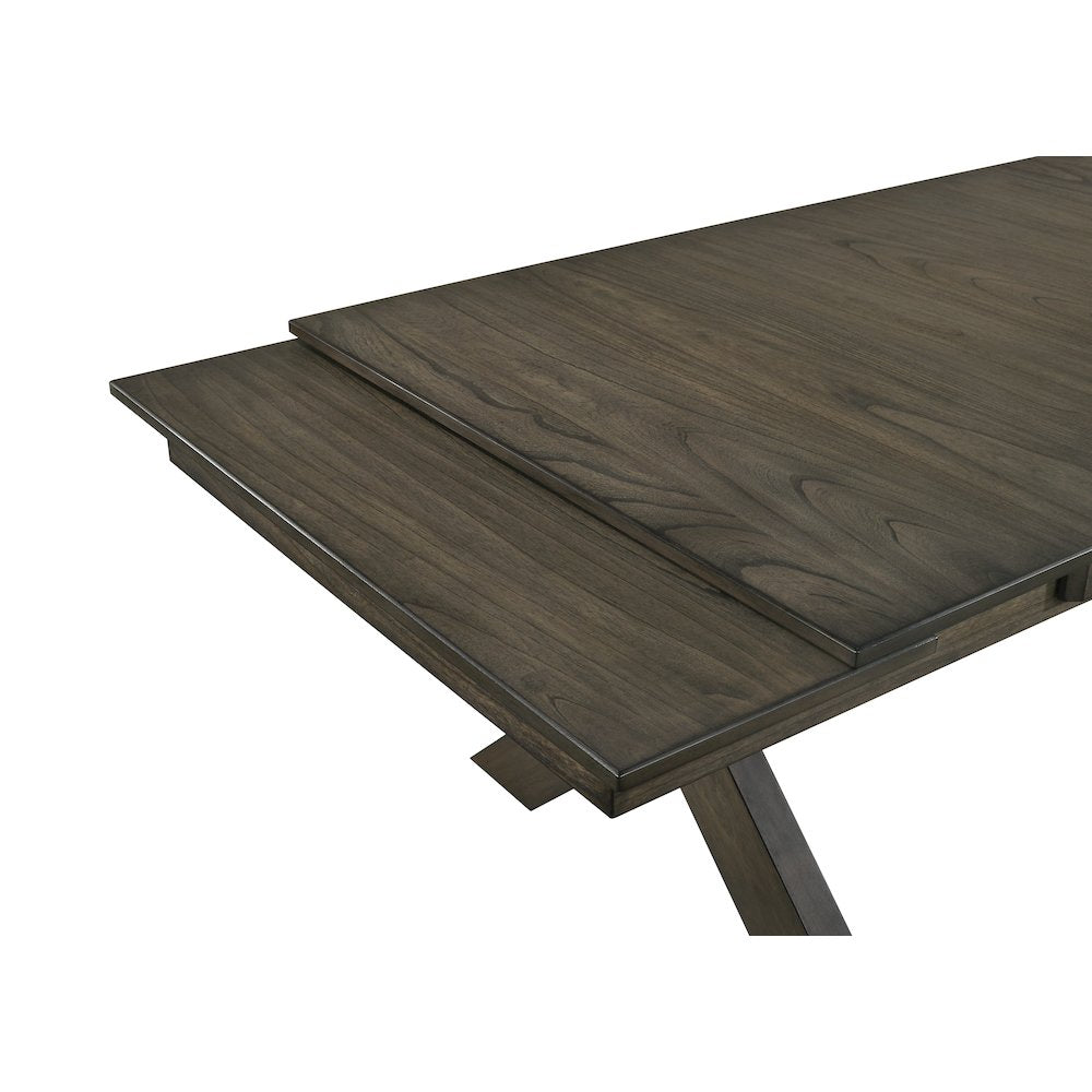 Gulliver 6-Piece Wood Dining Table Set in Brown
