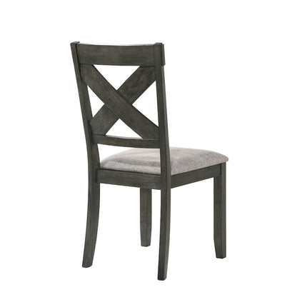 Gulliver 6-Piece Wood Dining Table Set in Brown
