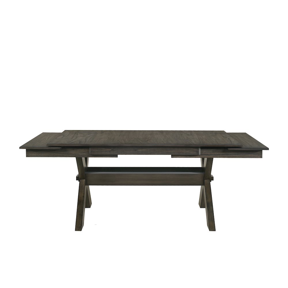 Gulliver Wood Rectangle Dining Table in Brown