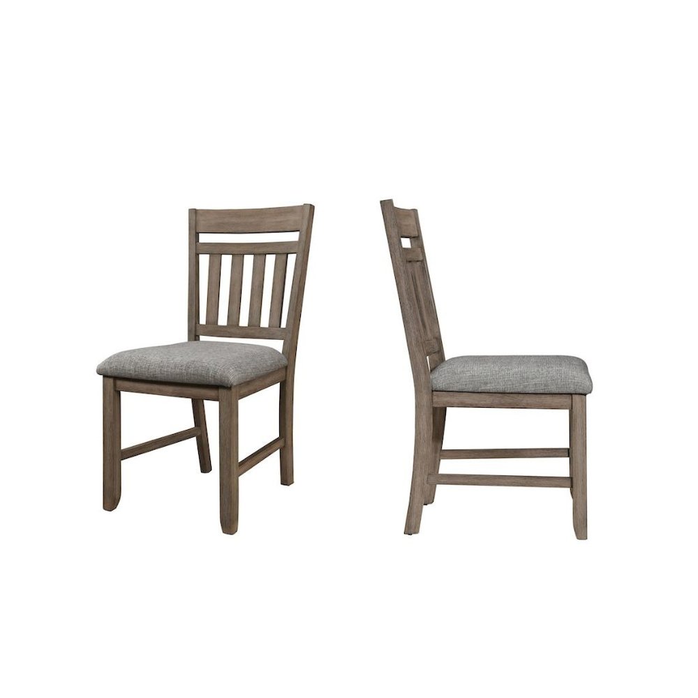 Brown Solid Wood Extendable Dining Table Set for 6 with Matching Chairs