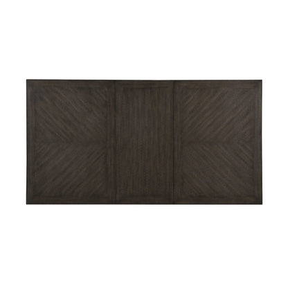 Richland Wood Dining Table in Stonewash Gray