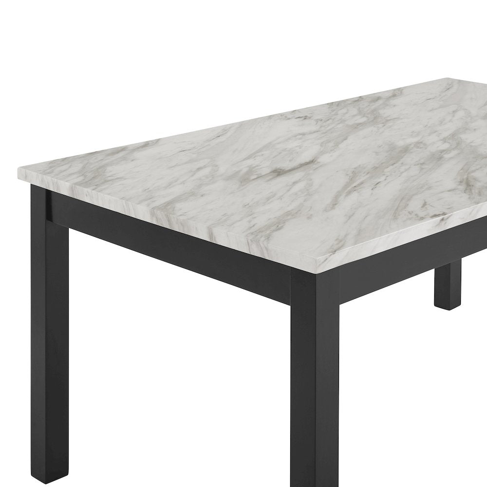 Celeste 5-Piece Wood Dining Table Set in Gray