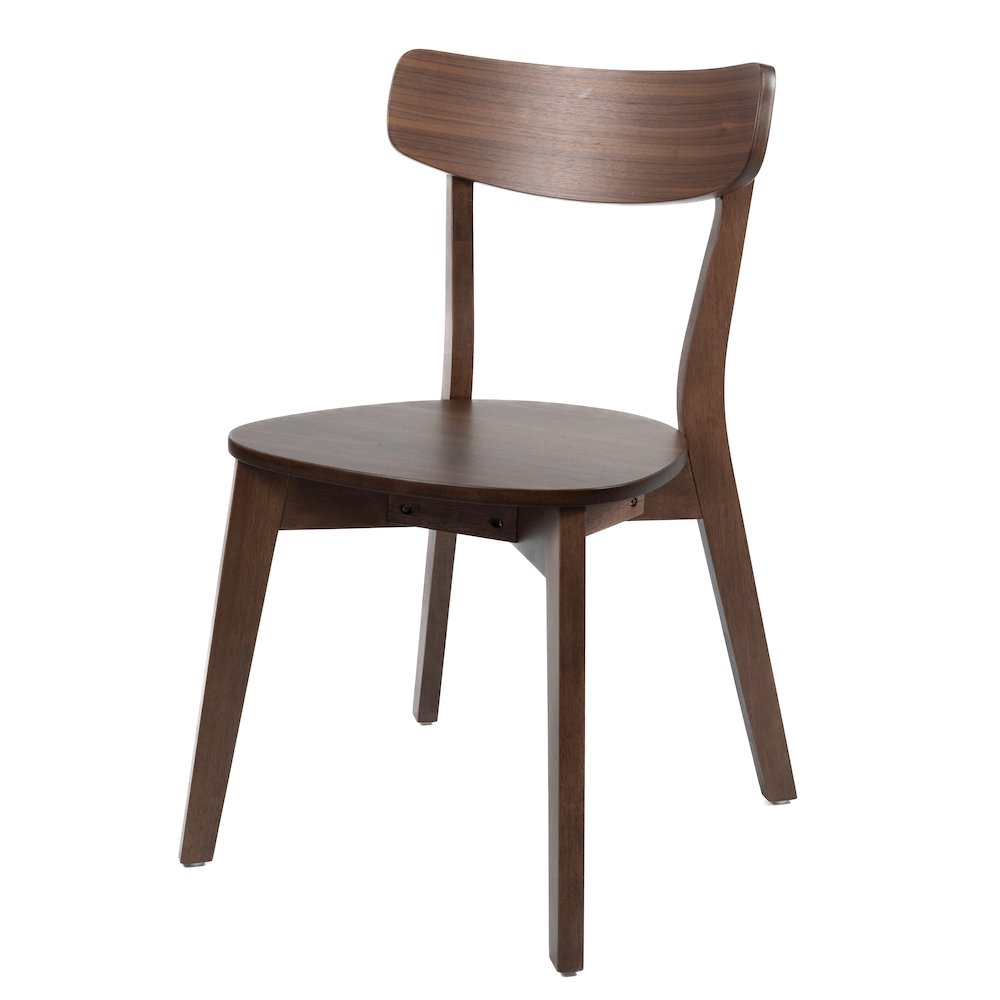 Gabby Wood Dining Chair in Walnut (Set of 4)