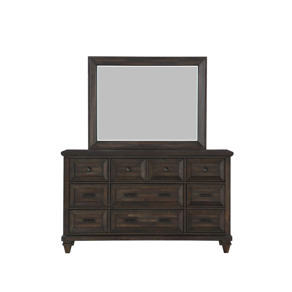Sevilla 4-Piece Wood Cal King Bedroom Set with Chest in Walnut