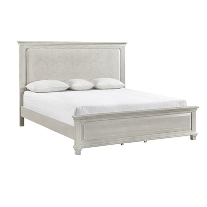 Silver Sands 5Pc Wood King Bedroom Set in Gray