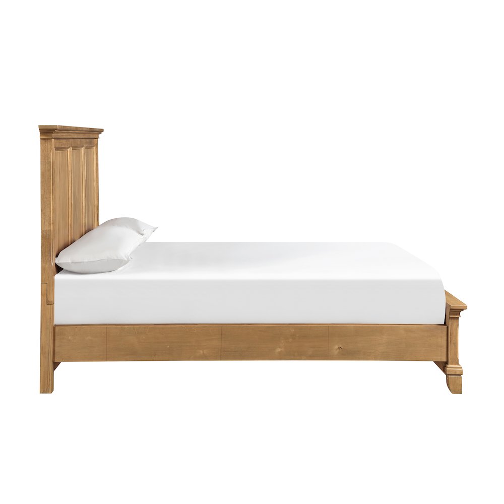 Sunstone 5-Pc Wood King Bedroom Set with Chest in Honey