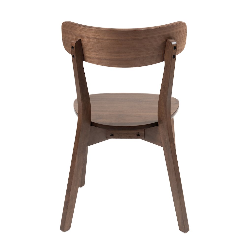 Gabby Wood Dining Chair in Walnut (Set of 4)