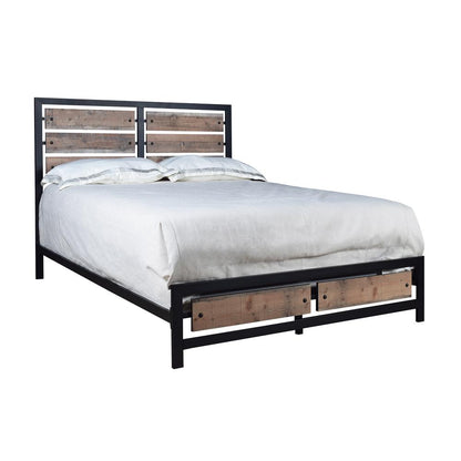 Elk River Wood King Bed, Rustic