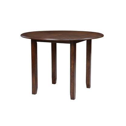 Gia 3-Piece 42" Wood Round Dining Set with 2 Chairs in Cherry