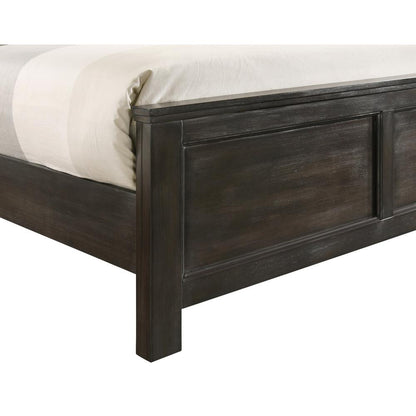 Furniture Andover Contemporary Solid Wood 6/0 Wk Bed in Nutmeg