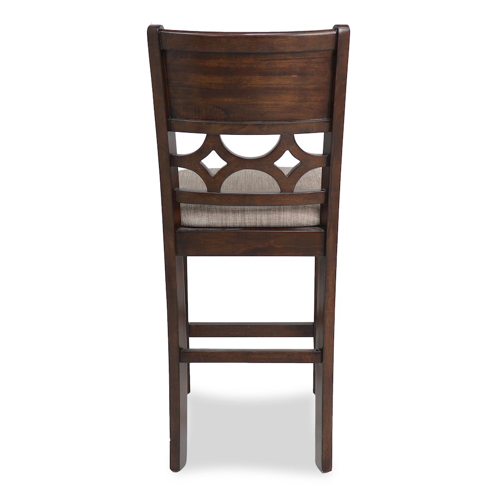Furniture Mitchell 5-Piece Transitional Wood Counter Set in Cherry