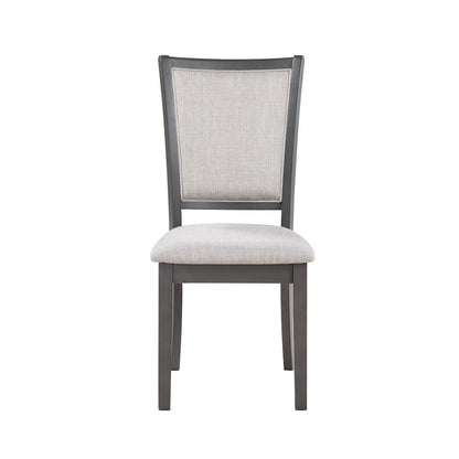 Amy Wood Dining Chair in Gray (Set of 4)