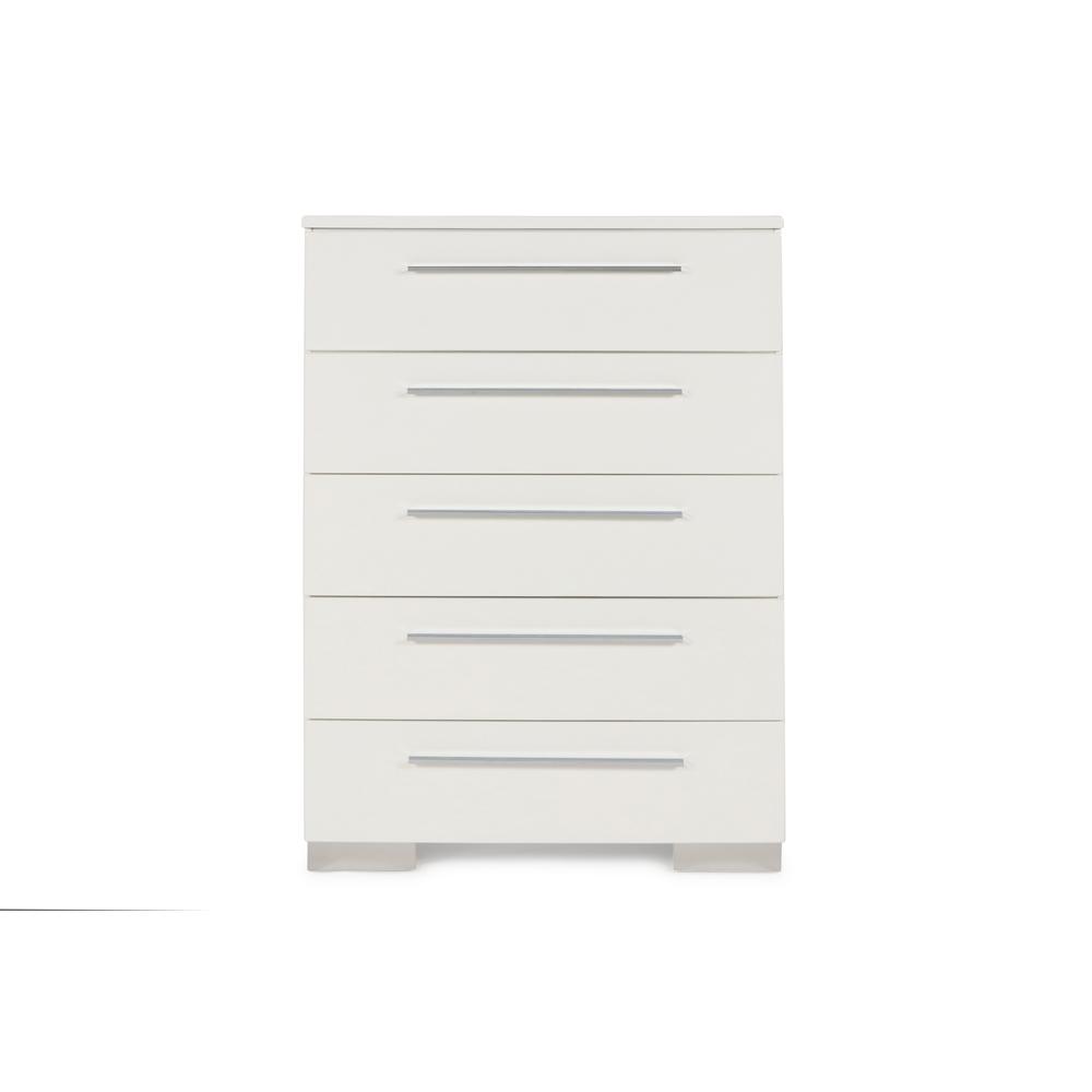 Furniture Sapphire 6-Piece Wood Queen Bedroom Set in White