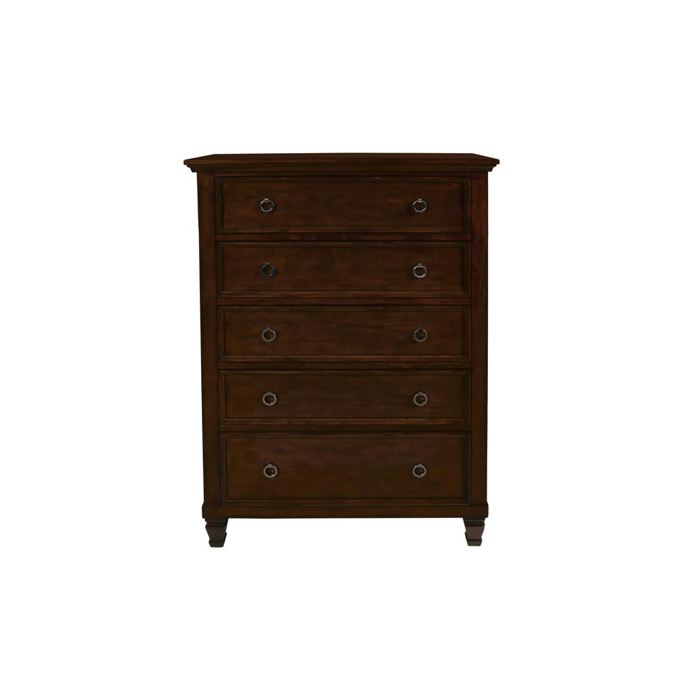 Furniture Tamarack 5-Piece Solid Wood 5/0 Q Bedroom Set in Cherry