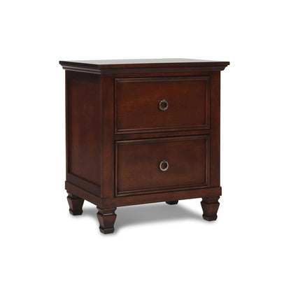 Furniture Tamarack 5-Piece Solid Wood 5/0 Q Bedroom Set in Cherry