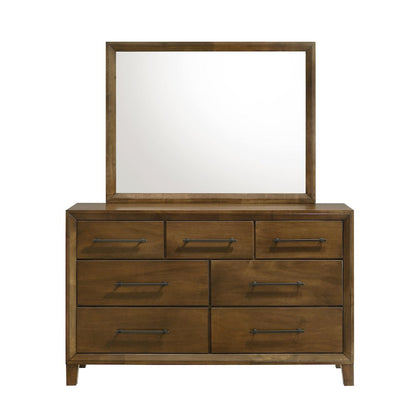 Ballard 4-Piece Wood Cal King Bedroom Set in Walnut