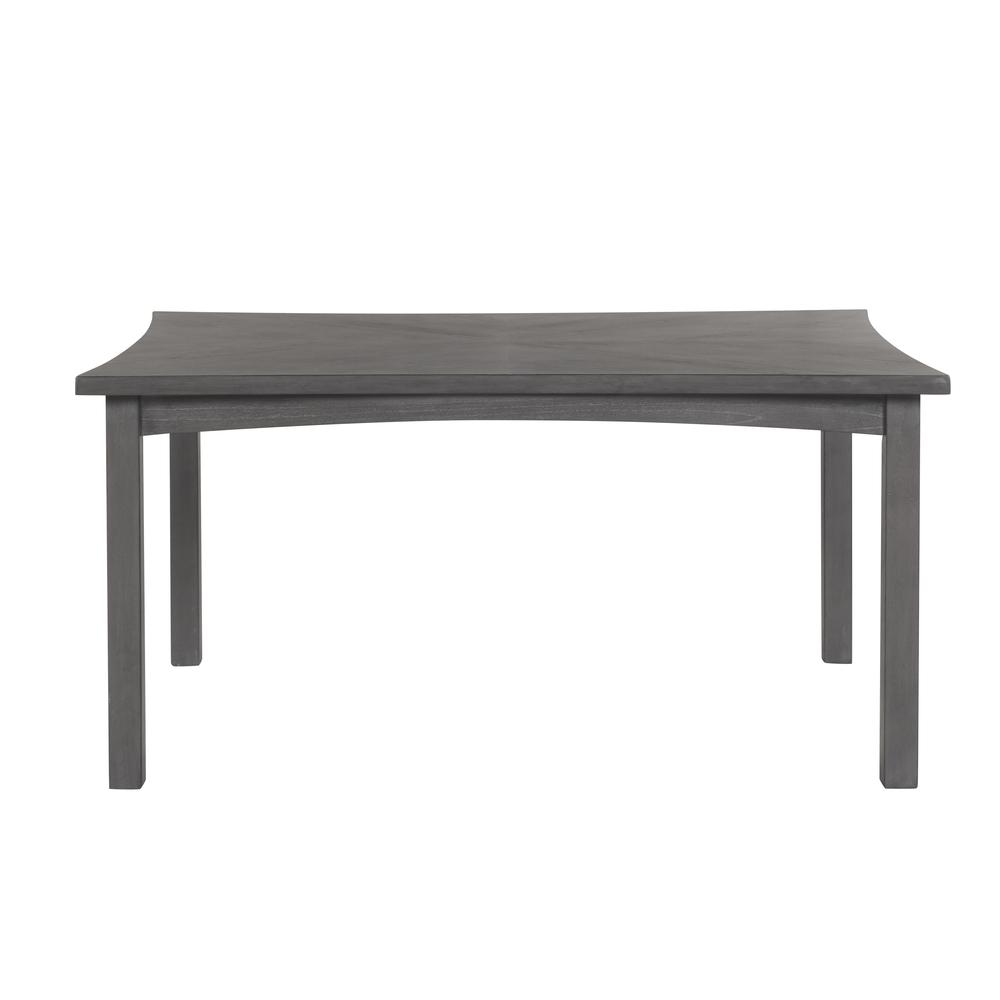 Flair  60" Dining Table & 4 Chairs (5 Pc Set)-Gray
