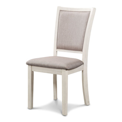 Amy Wood Dining Chair in Bisque (Set of 4)