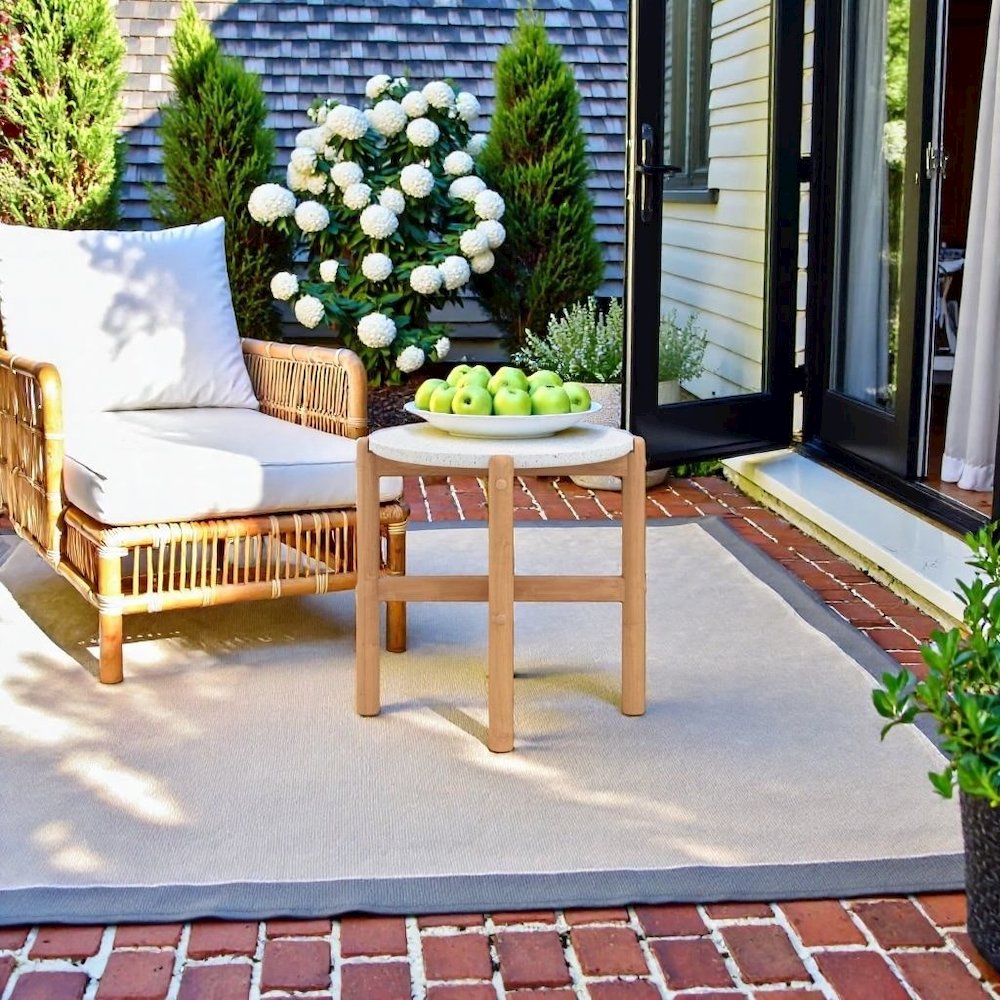Outdoor Side Table, Small Patio Table for Outside or Porch Use