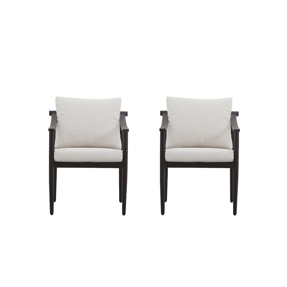 5 Piece Patio Furniture Set Aluminum Outdoor Table and Chairs