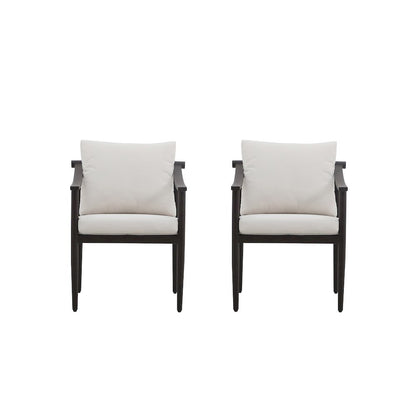 5 Piece Patio Furniture Set Aluminum Outdoor Table and Chairs