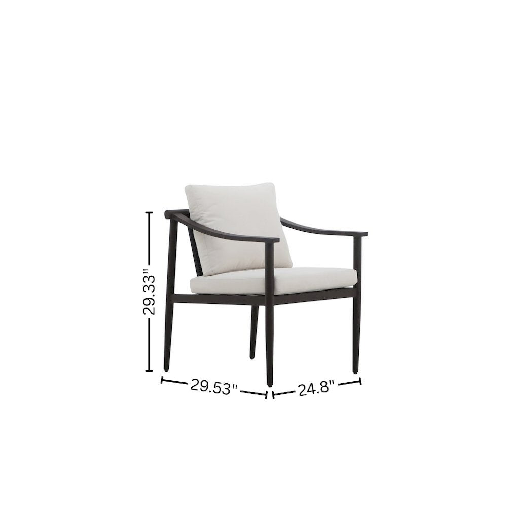 Brown Outdoor Dining Set, Patio Table and Chairs Set with Seating for 6