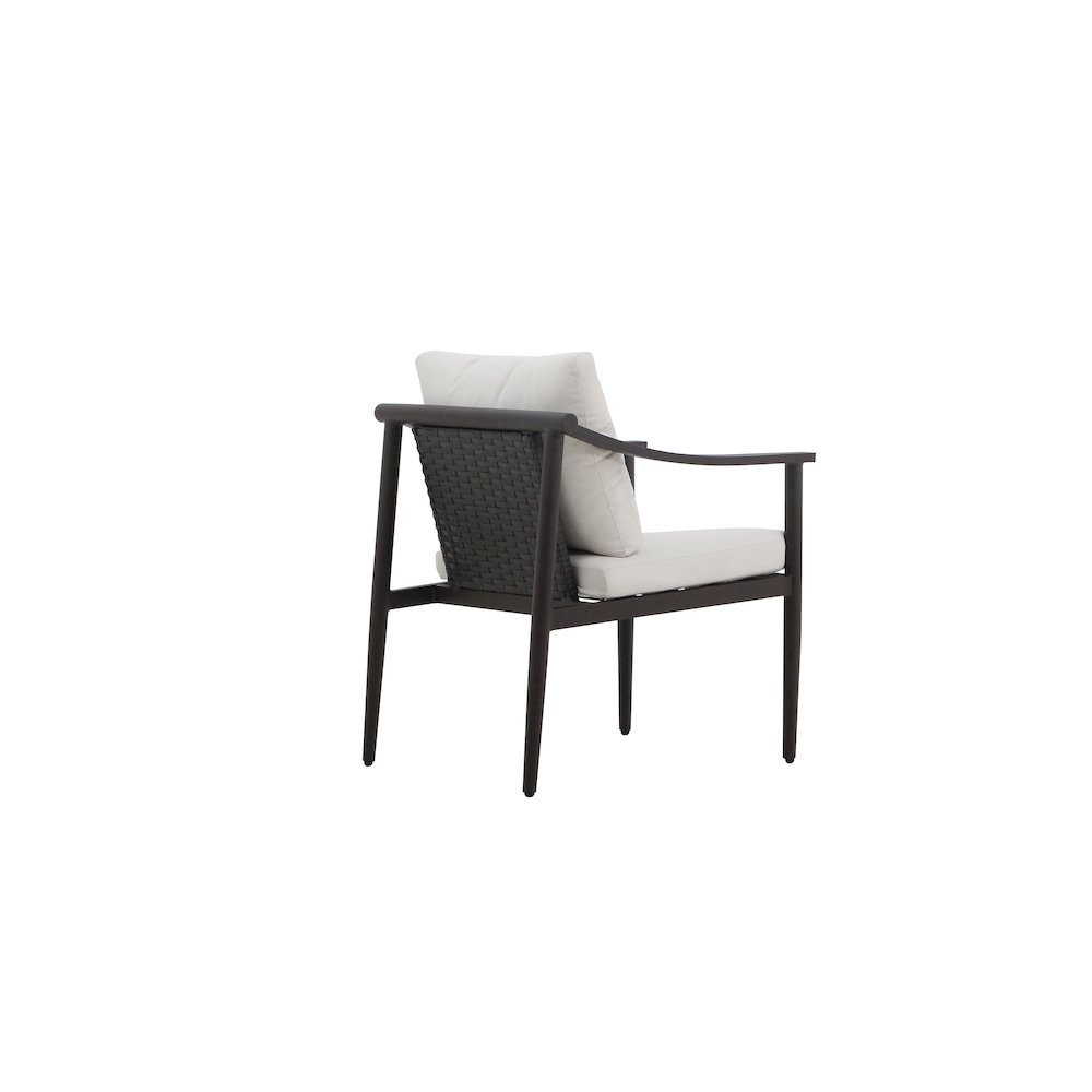 Brown Outdoor Dining Set, Patio Table and Chairs Set with Seating for 6
