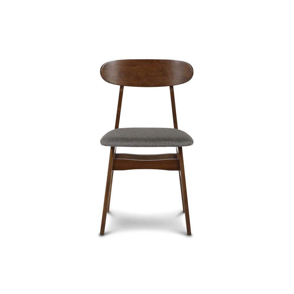 Morocco Dark Gray Solid Wood Dining Chair (Set of 6)