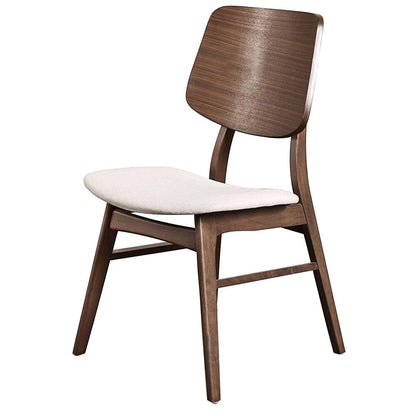 Oscar Walnut Solid Wood Dining Chair (Set of 4)