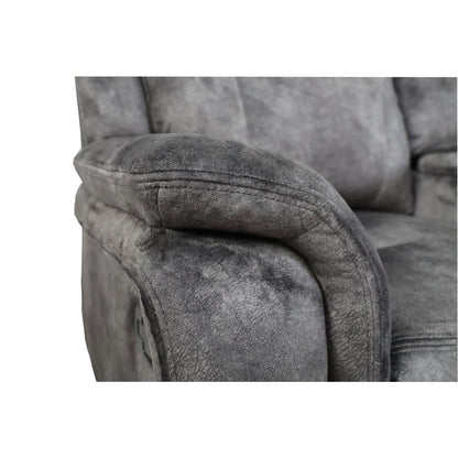 Park City Console Loveseat W/ Dual Recliners-Slate