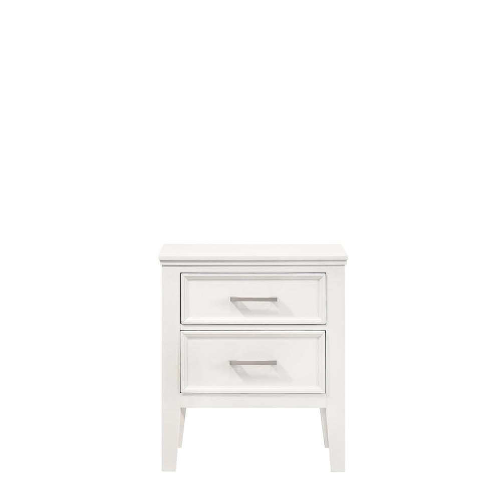 Furniture Andover 5-Piece Queen Wood Bedroom Set in White