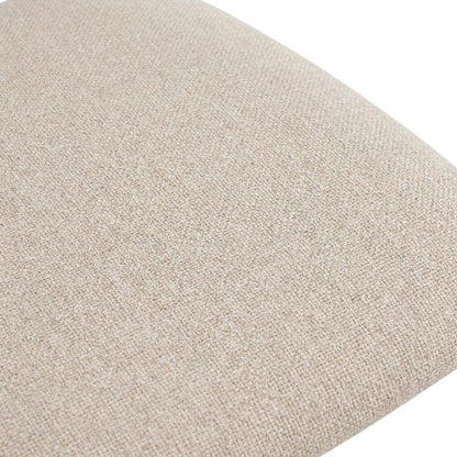 Mid-Century Modern Wood Dining Chair with Cushioned Seat, Beige, Set of 2