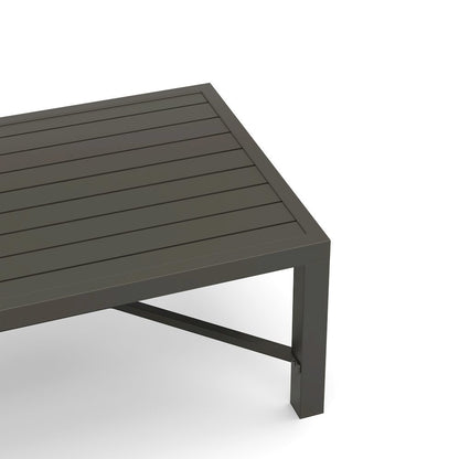 Wicker Patio Furniture Set of Outdoor Loveseat and Coffee Table, Set of 2