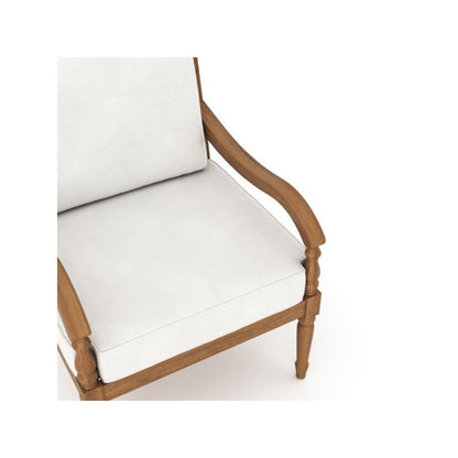 Patio Furniture Brown Wooden Deck Chairs Balcony Patio Dining Chairs Set of 2