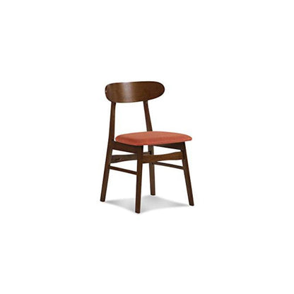 Morocco Orange Solid Wood Dining Chair (Set of 4)
