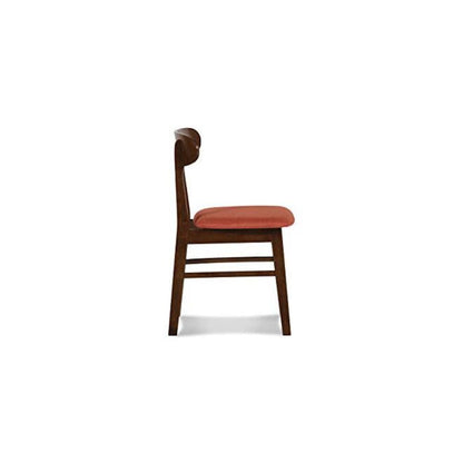 Morocco Orange Solid Wood Dining Chair (Set of 4)