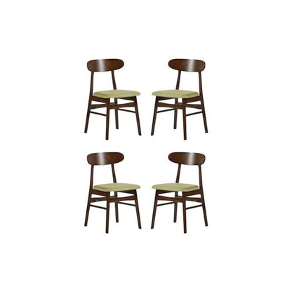 Morocco Green Solid Wood Dining Chair (Set of 4)