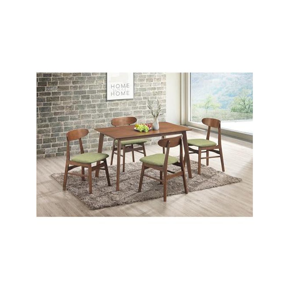 Morocco Green Solid Wood Dining Chair (Set of 4)